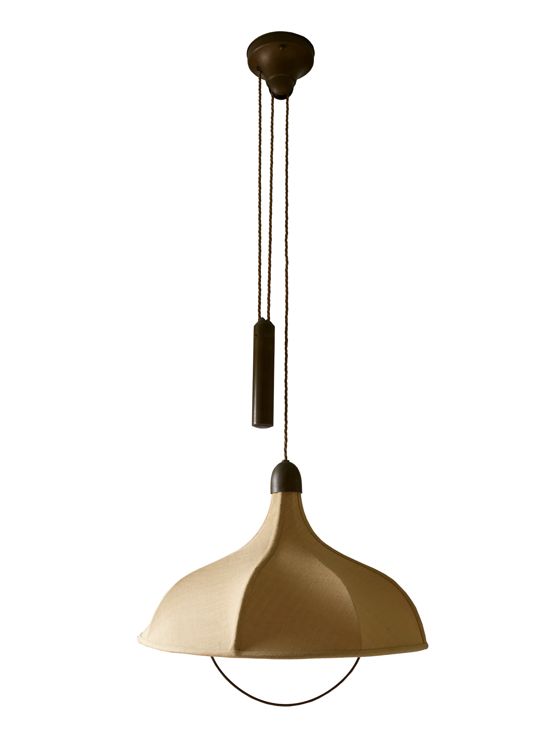 Brass Snowdrop Rise and Fall Light