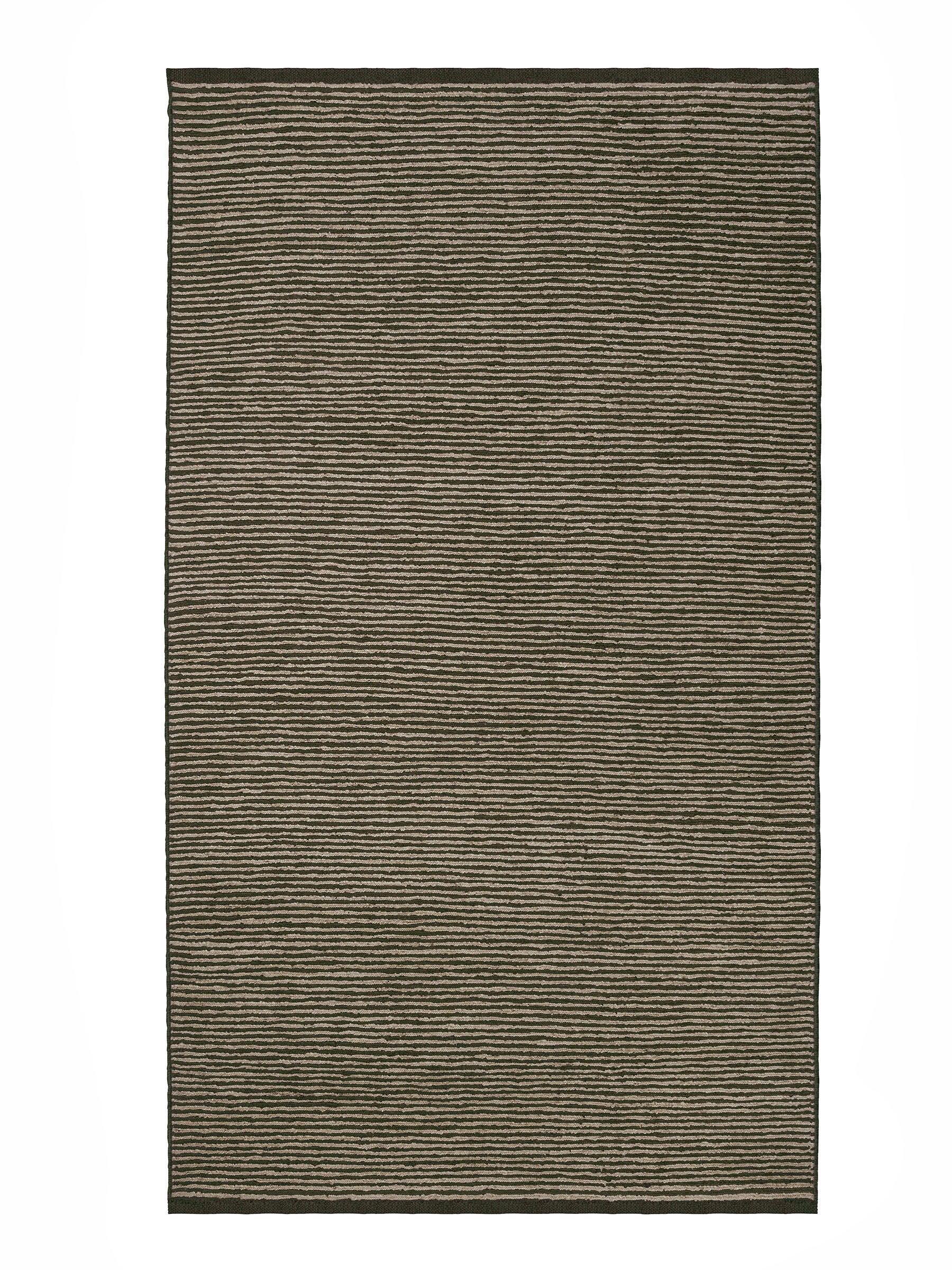 Fläta Matta Bronze Green