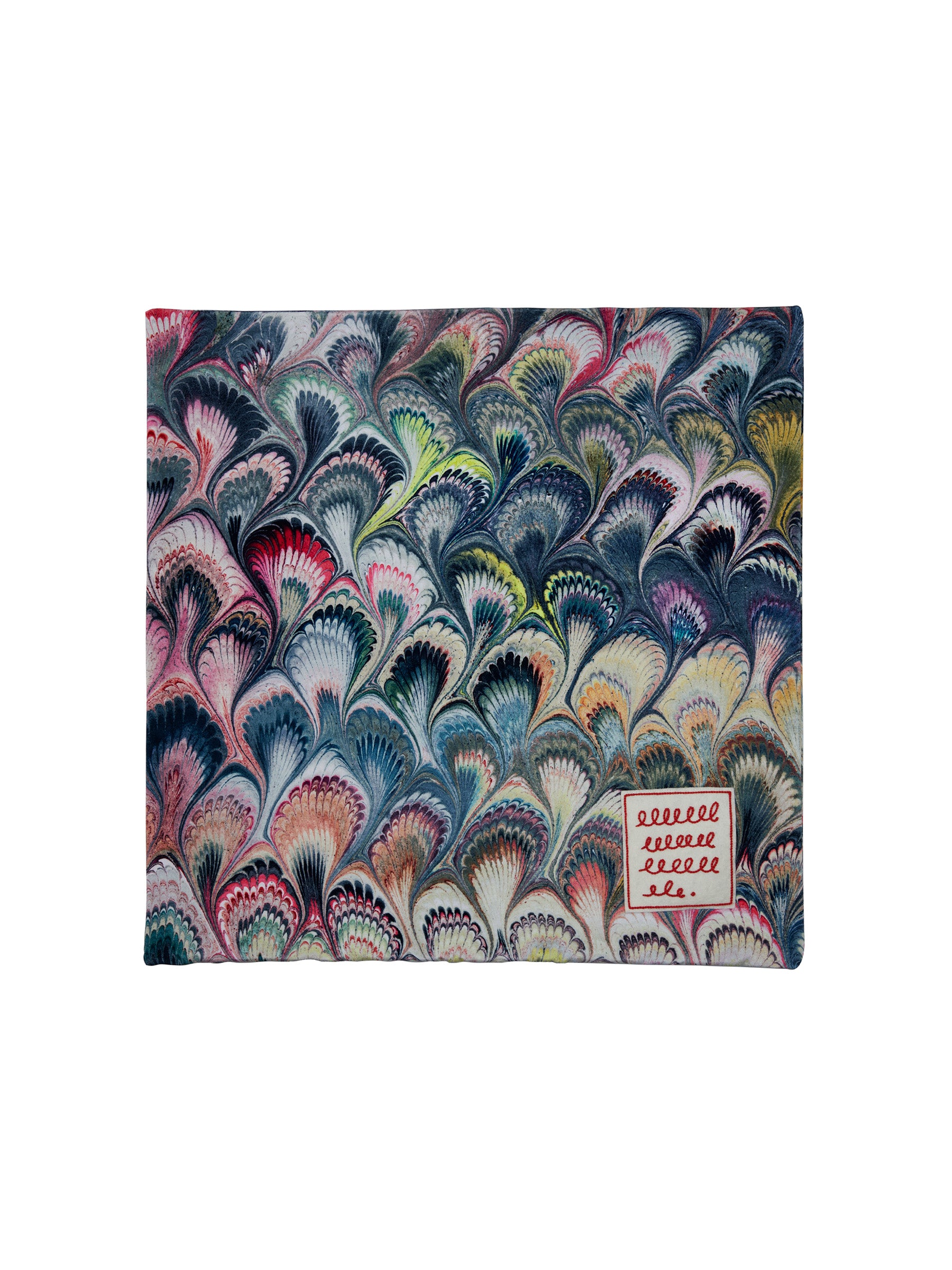 Two-by-Two Cushion Cover Marbleized