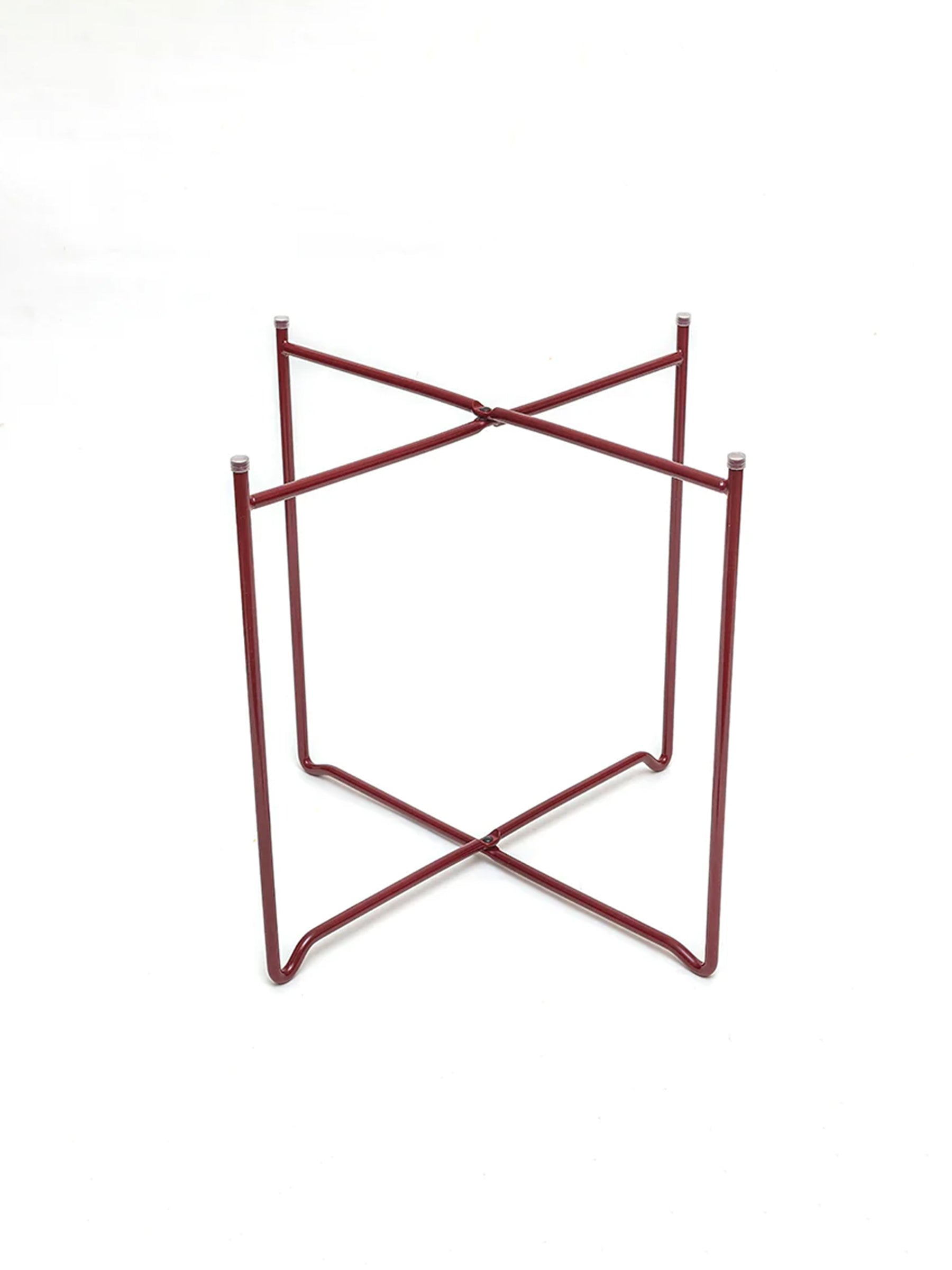 Metal Tray Stand - Oxblood