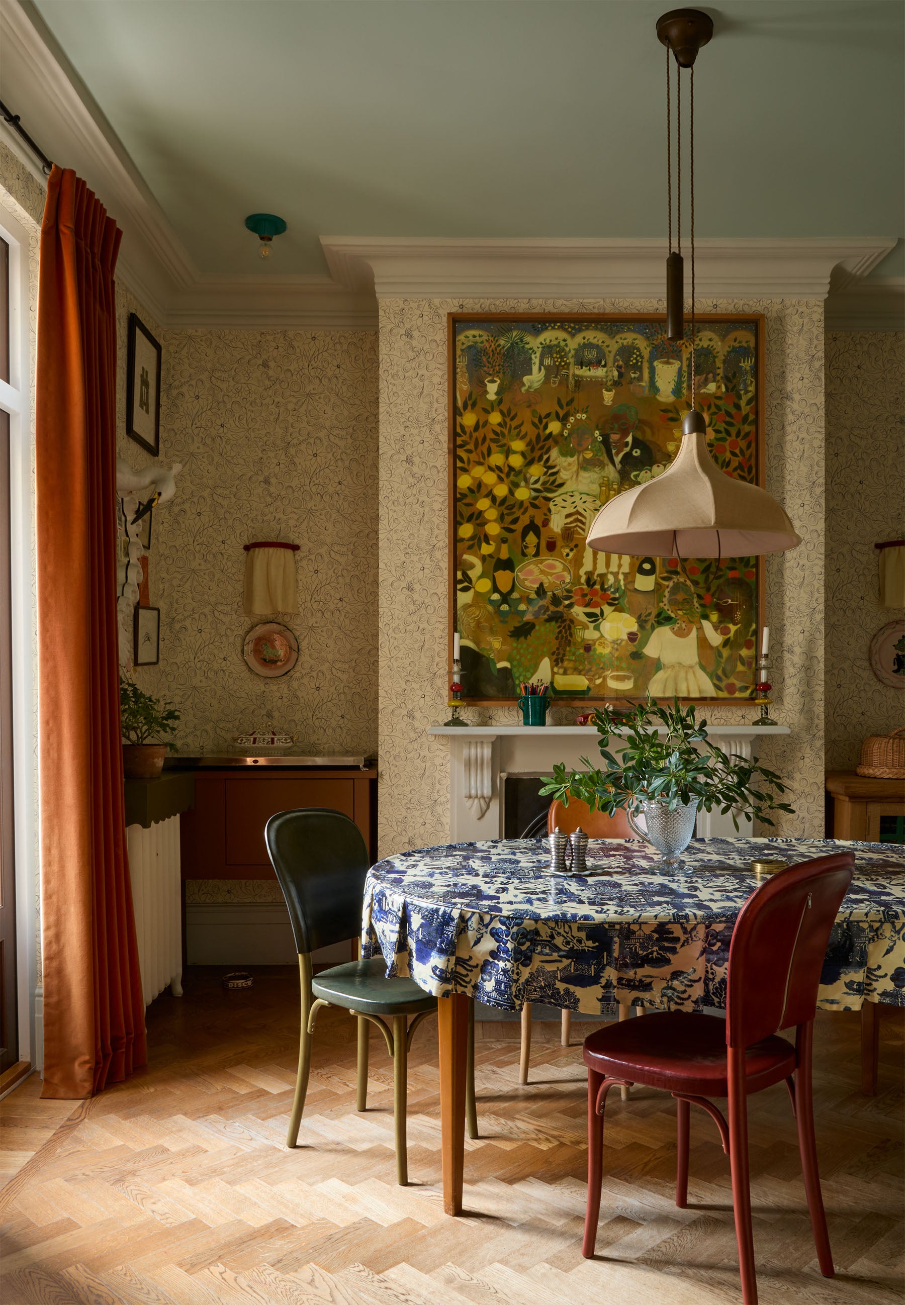 Brass Snowdrop Rise and Fall Light