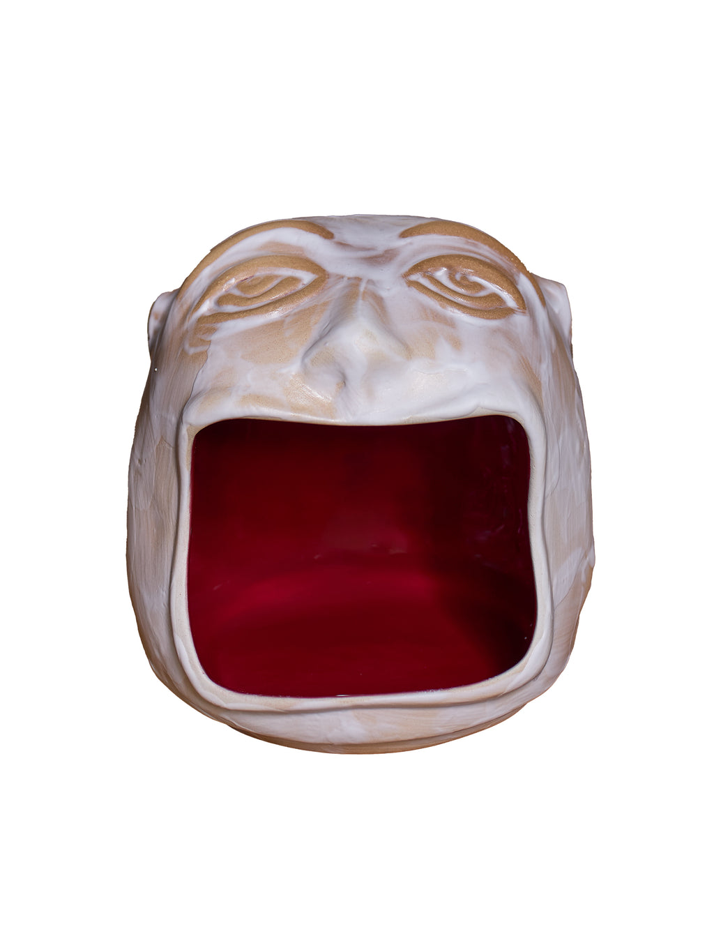 鉢・プランター VALIEM MONSTER MOUTH GLUTTONY WARP / M Frankenstein Loud Mouth candy holder or dish – Jade Pottery