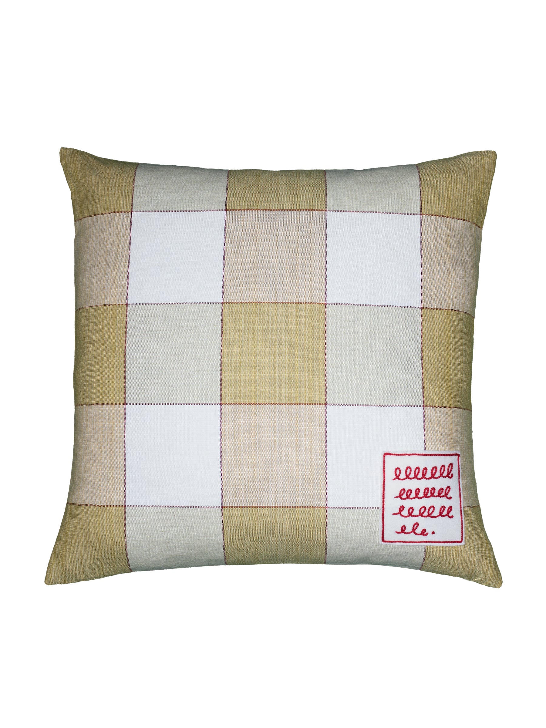 Two-by-Two Cushion Cover Hay