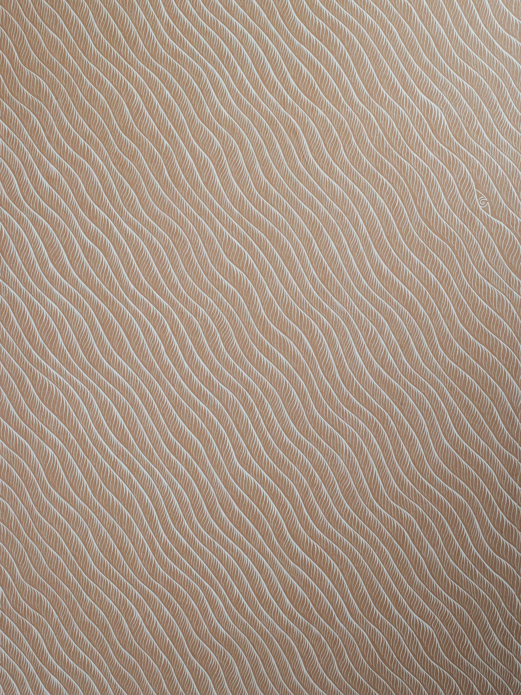 Eyelash Wallpaper Tobacco (10m roll)